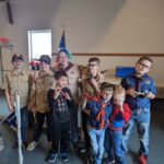 Scouts at the pinewood Derby