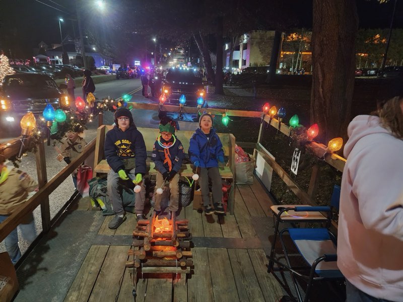 Scouts on the Float